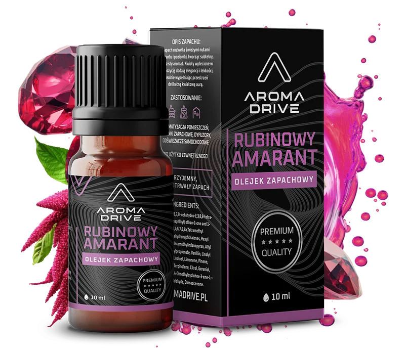 Rubinowy Amarant perfumy do samochodu